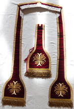 Red Roman Vestment 8187